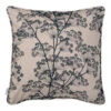 Cushion Cover In Reversed Indigo Cow Parsley -Curtains & Poles Sales SCCPINREV 11