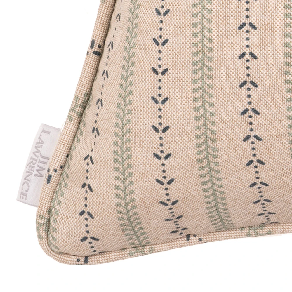 Cushion Cover In Indigo Cottage Stripe 6 Cushion Cover In Indigo Cottage Stripe - Image 4