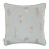 Cushion Cover In Duck Egg Featherdown Contrast Piping -Curtains & Poles Sales SCFEDELI 11