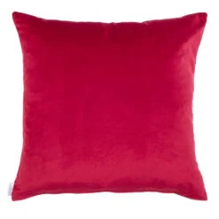 Cushion Cover In Raspberry Hunstanton Velvet