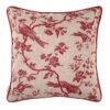 Cushion Cover In Red Printed Isabelle Contrast Piping 1 Cushion Cover In Red Printed Isabelle Contrast Piping -Curtains & Poles Sales SCISREAR 11