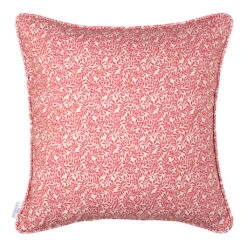 Cushion Cover In Raspberry Spring Leaf