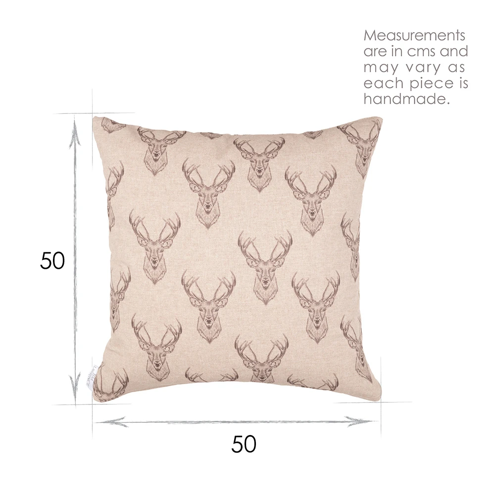 Cushion Cover In Natural Stag 5 Cushion Cover In Natural Stag - Image 3