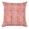 Cushion Cover In Red Watercolour Leaf -Curtains & Poles Sales SCWLRE 11
