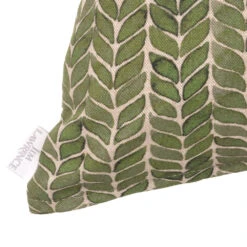 Cushion Cover In Rich Green Watercolour Leaf -Curtains & Poles Sales SCWLRG 20