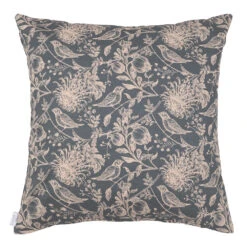 Cushion Cover In Indigo Woodland