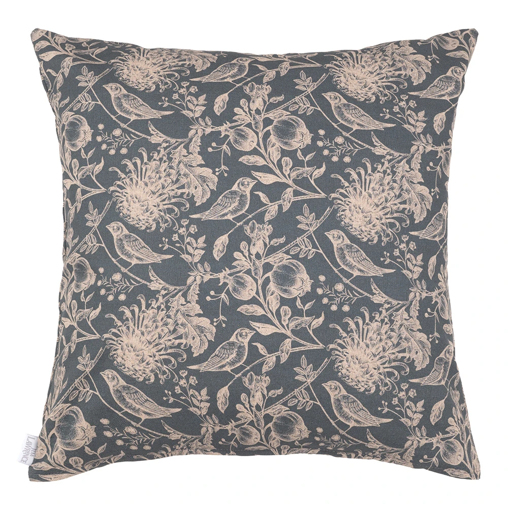 Cushion Cover In Indigo Woodland 3 Cushion Cover In Indigo Woodland