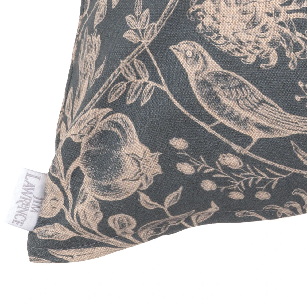 Cushion Cover In Indigo Woodland 6 Cushion Cover In Indigo Woodland - Image 4