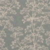 Cow Parsley Fabric In Duck Egg 2 Cow Parsley Fabric In Duck Egg -Curtains & Poles Sales SRCPDE 11