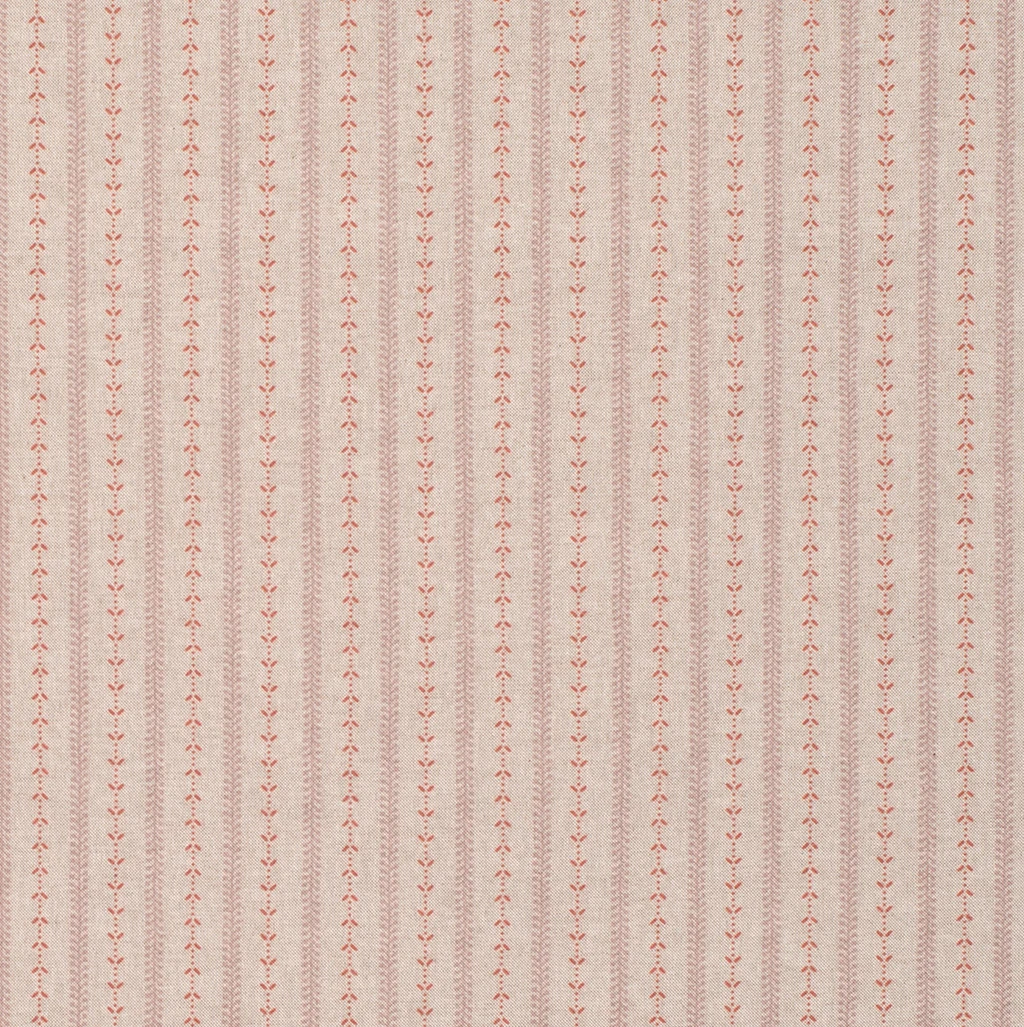 Cottage Stripe Fabric In Coral 3 Cottage Stripe Fabric In Coral