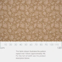 Cavendish Fabric In Gold -Curtains & Poles Sales SRCVGO 13