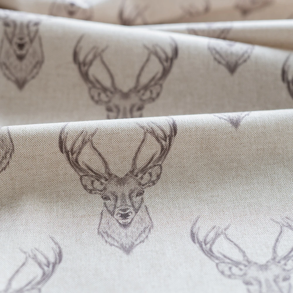Stag Fabric In Natural 4 Stag Fabric In Natural - Image 2