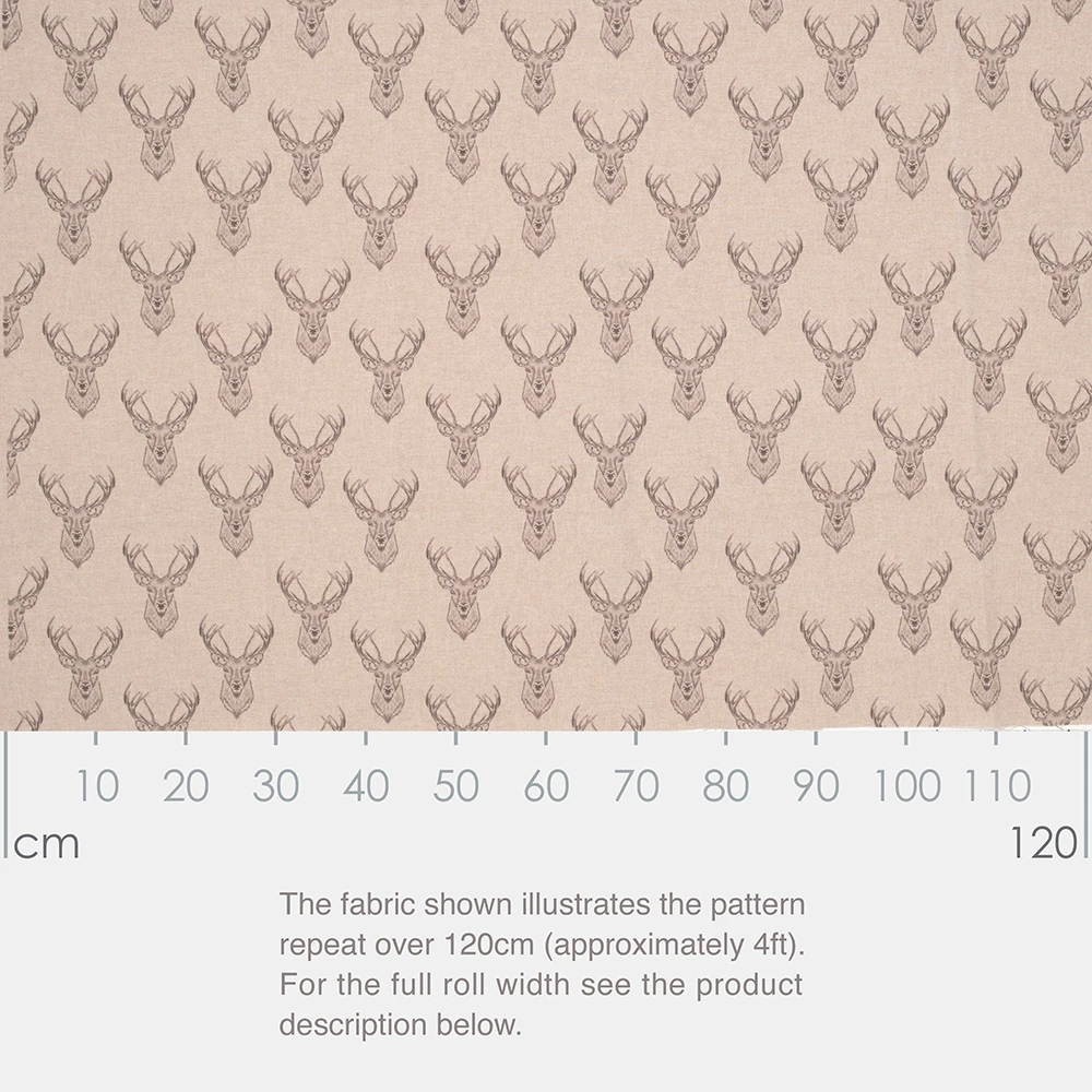 Stag Fabric In Natural 5 Stag Fabric In Natural - Image 3
