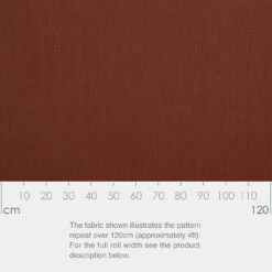 Waterford Linen Fabric In Paprika -Curtains & Poles Sales SRWAPA 13