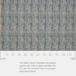 Watercolour Leaf Fabric In Indigo -Curtains & Poles Sales SRWLIN 13