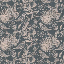 Woodland Fabric In Indigo
