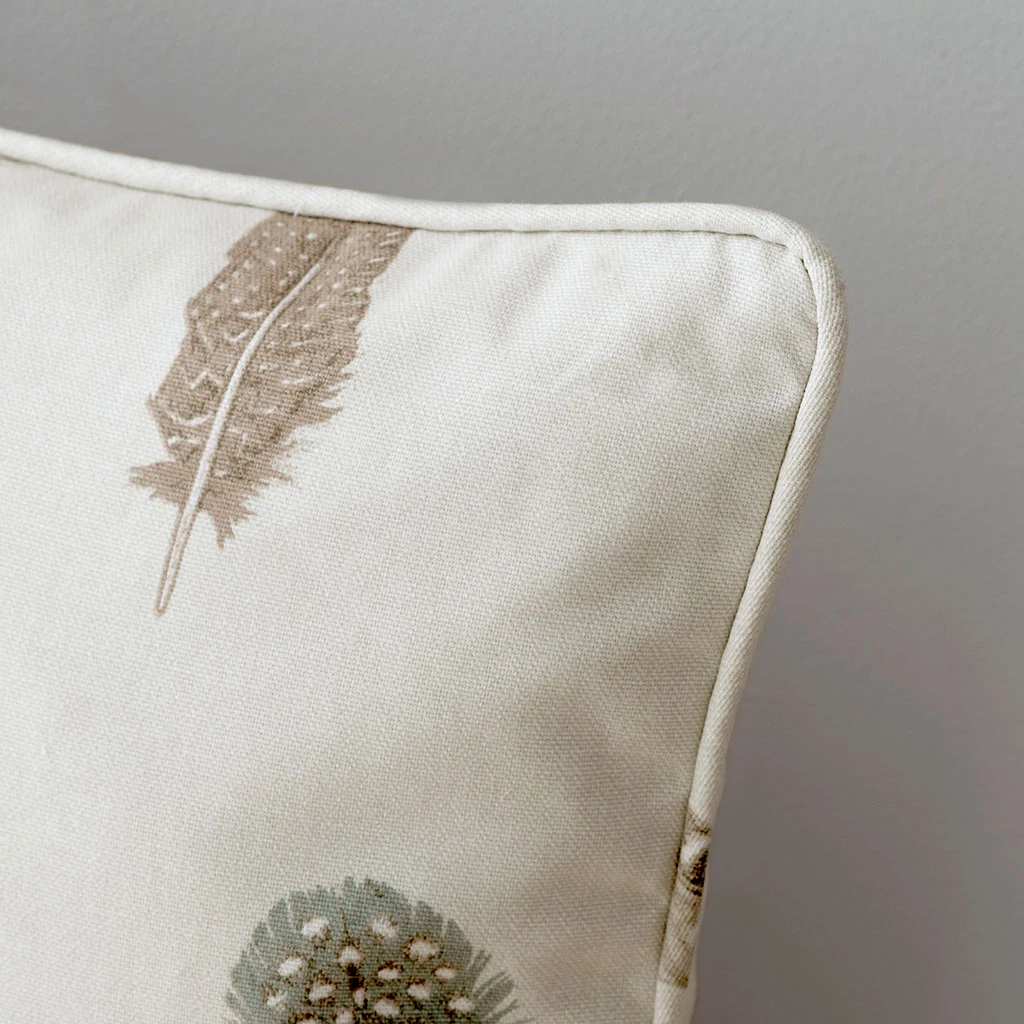 Cushion Cover In Stone Featherdown 4 Cushion Cover In Stone Featherdown - Image 2