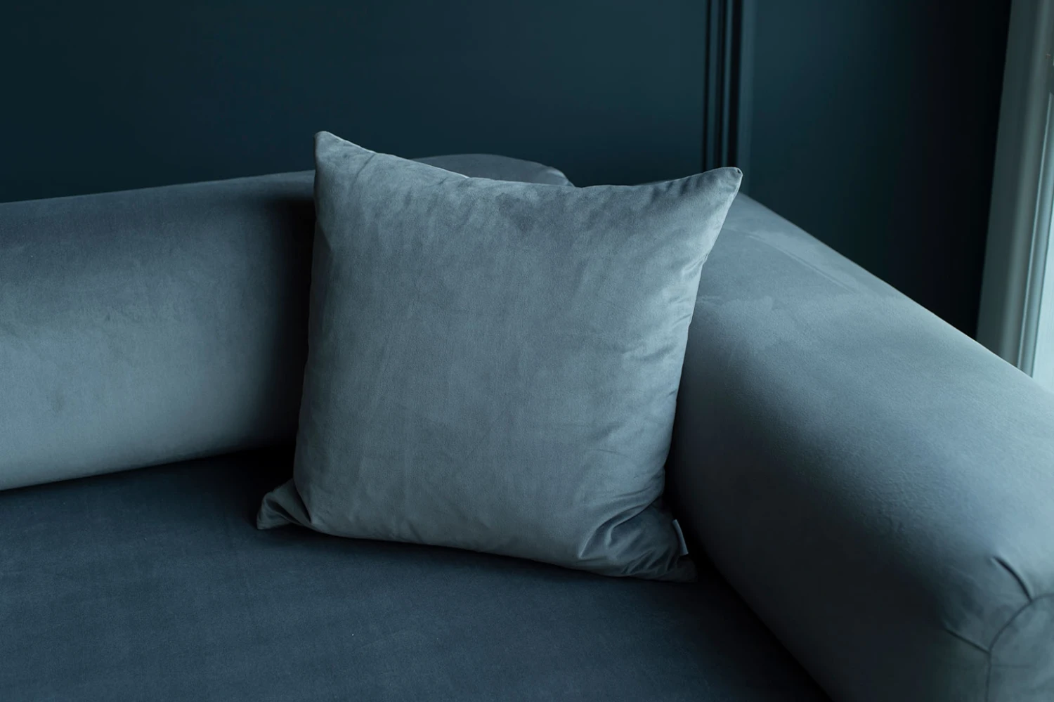 Cushion Cover In Mole Hunstanton Velvet 5 Cushion Cover In Mole Hunstanton Velvet - Image 3