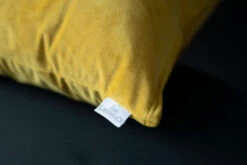 Cushion Cover In Saffron Hunstanton Velvet -Curtains & Poles Sales schusa 20