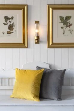 Cushion Cover In Saffron Hunstanton Velvet -Curtains & Poles Sales schusa 32