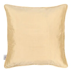 Cushion Cover In Buttermilk Plain Silk