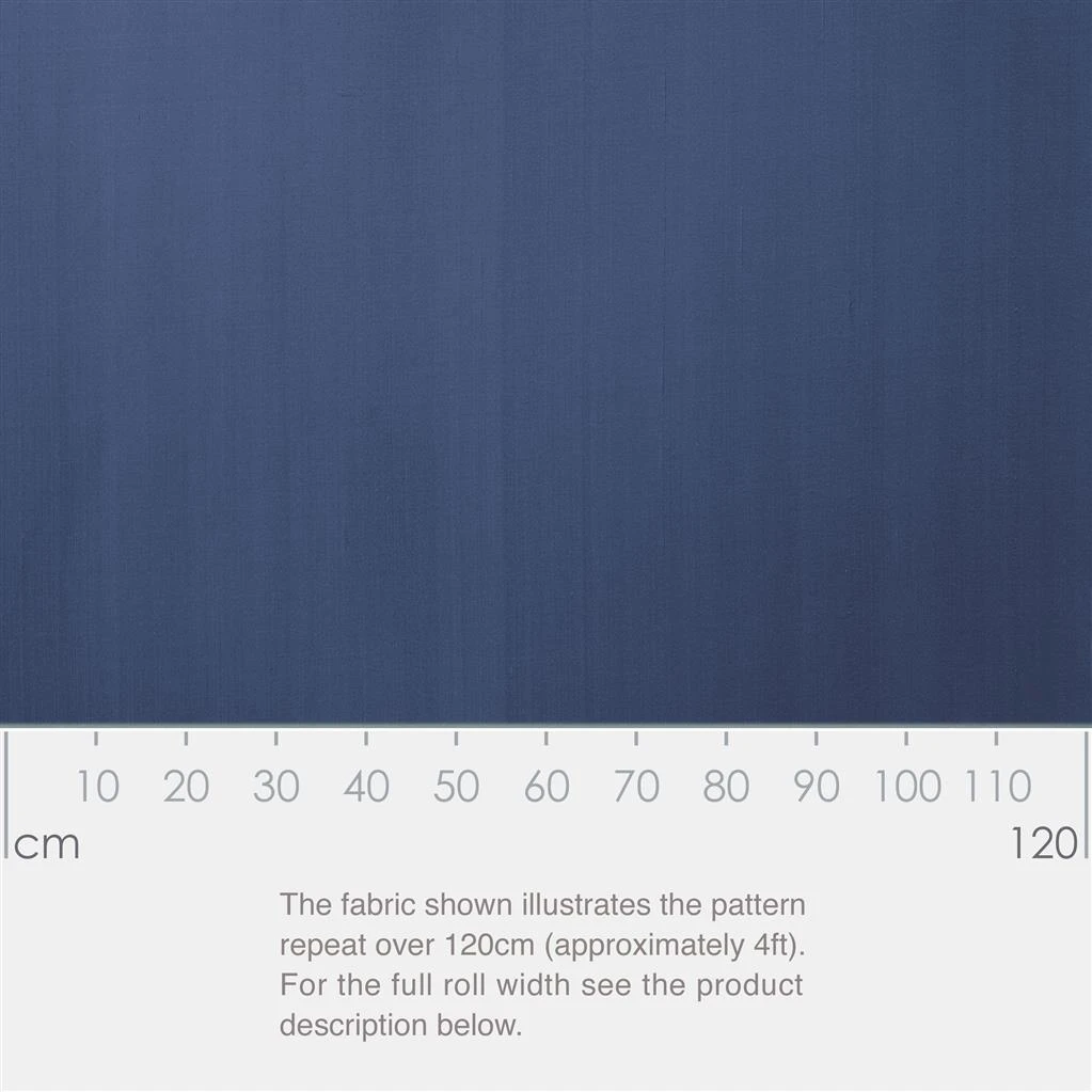 Faux Silk Fabric In Blue 4 Faux Silk Fabric In Blue - Image 2