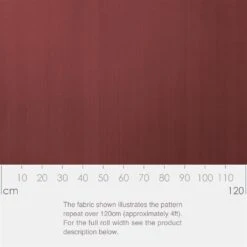 Faux Silk Fabric In Old Red -Curtains & Poles Sales srfsor 2