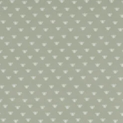 Honey Bees Fabric In Country Green