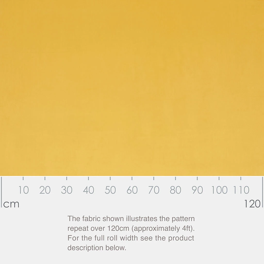 Hunstanton Velvet Fabric In Saffron 5 Hunstanton Velvet Fabric In Saffron - Image 3