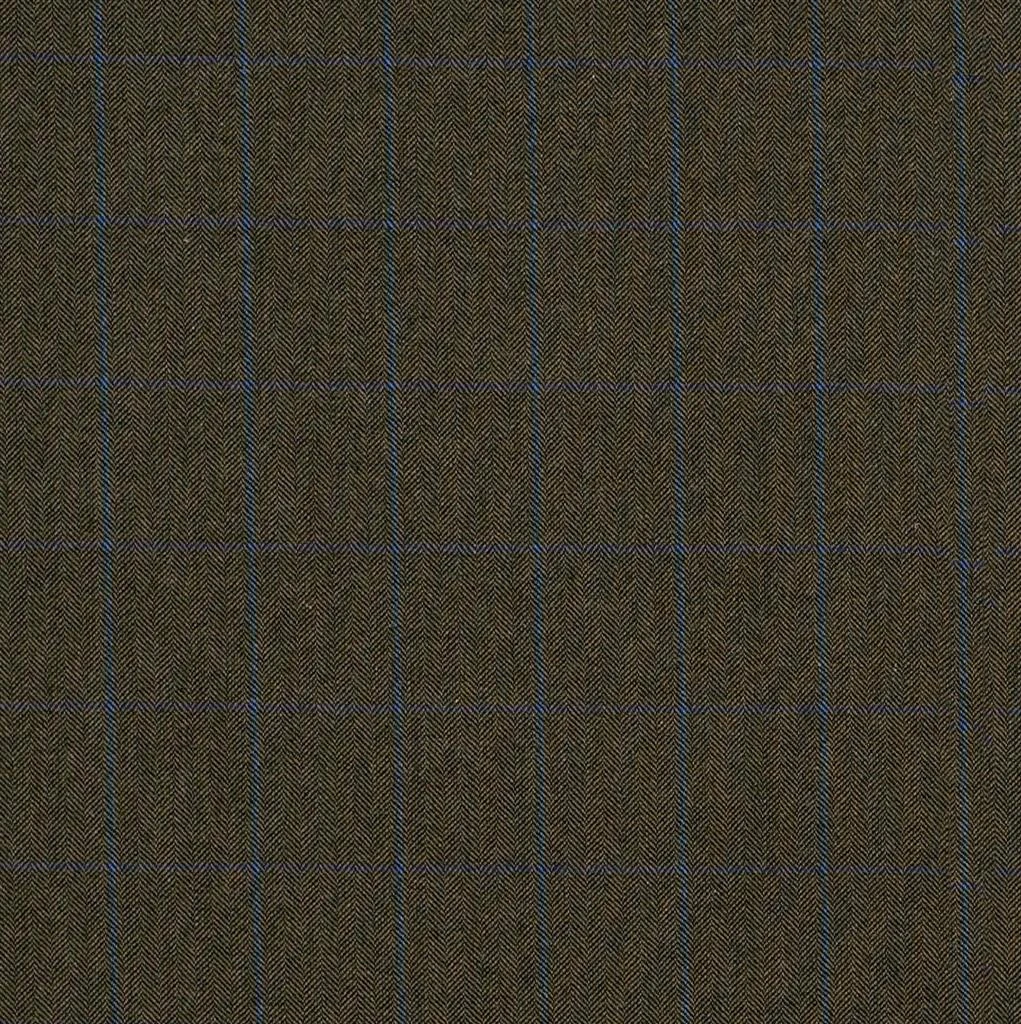 Angus Lovat Wool Check Fabric 4 Angus Lovat Wool Check Fabric - Image 2