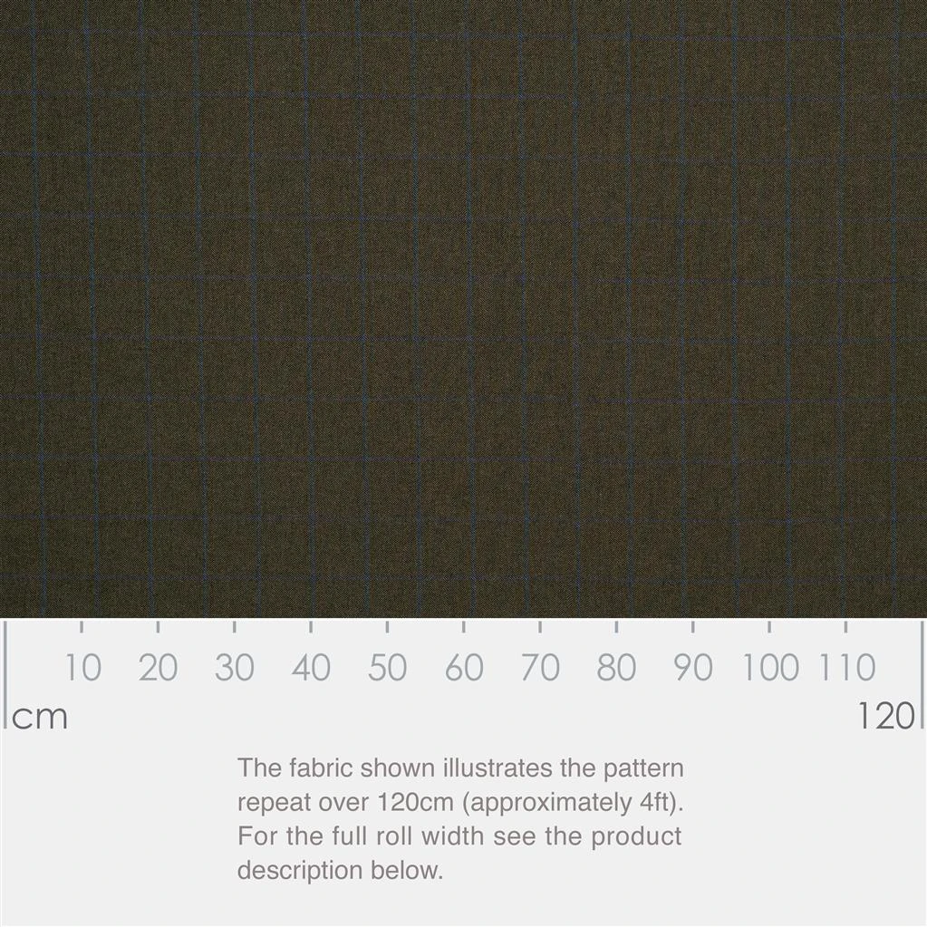 Angus Lovat Wool Check Fabric 5 Angus Lovat Wool Check Fabric - Image 3