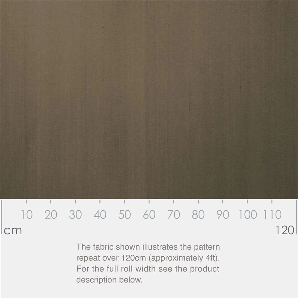 Silk Dupion Fabric In Bronze Brown 4 Silk Dupion Fabric In Bronze Brown - Image 2
