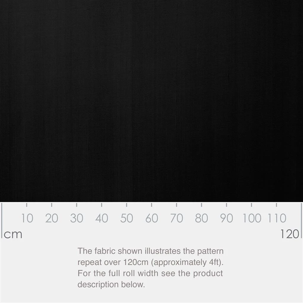 Silk Dupion Fabric In Black 4 Silk Dupion Fabric In Black - Image 2